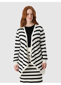 Les Lunes Kardigan &quot;Liia&quot; w kolorze biało-czarnym ze sklepu Limango Polska w kategorii Swetry damskie - zdjęcie 187757718