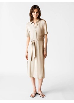 Les Lunes Sukienka &quot;Renee&quot; w kolorze beżowym ze sklepu Limango Polska w kategorii Sukienki - zdjęcie 187758028