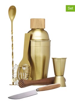 BarCraft 6-częściowy zestaw w kolorze złotym do koktajli ze sklepu Limango Polska w kategorii Naczynia - zdjęcie 187758446