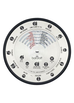 BarCraft Kompas koktajlowy w kolorze srebrno-czarnym - Ø 14 cm ze sklepu Limango Polska w kategorii Naczynia - zdjęcie 187758485