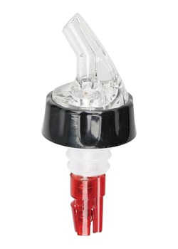 BarCraft Miarka z nalewakiem w kolorze czarno-czerwonym do shotów - wys. 9,5 cm ze sklepu Limango Polska w kategorii Naczynia - zdjęcie 187758508