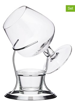 BarCraft 2-częściowy zestaw w kolorze srebrnym do koniaku ze sklepu Limango Polska w kategorii Naczynia - zdjęcie 187758637