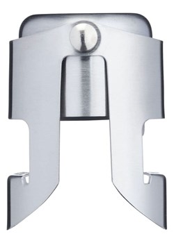 BarCraft Zatyczka w kolorze srebrnym do butelki - wys. 5 x Ø 4 cm ze sklepu Limango Polska w kategorii Naczynia - zdjęcie 187758738