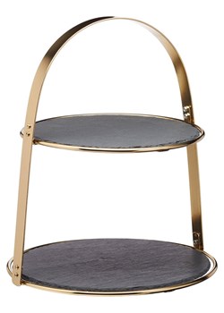 Artesa Etażerka w kolorze złoto-czarnym - wys. 35 x Ø 29,5 cm ze sklepu Limango Polska w kategorii Misy i tace dekoracyjne - zdjęcie 187758779