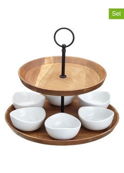 Artesa 7-częściowy zestaw w kolorze jasnobrązowym ze sklepu Limango Polska w kategorii Misy i tace dekoracyjne - zdjęcie 187758806