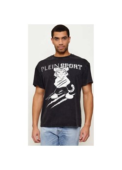 Plein Sport T-shirt Scratch Tiger | Loose fit ze sklepu Gomez Fashion Store w kategorii T-shirty męskie - zdjęcie 187759326
