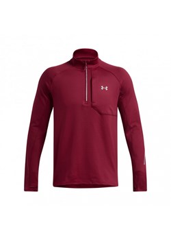 Męska bluza do biegania Under Armour UA Launch Elite Cw Half Zip - bordowa ze sklepu Sportstylestory.com w kategorii Bluzy męskie - zdjęcie 187761355