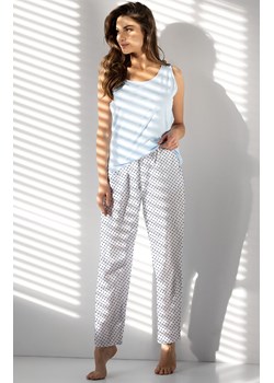 Piżama damska bawełniana Maelle, Kolor niebieski-wzór, Rozmiar S, Momenti per me ze sklepu Primodo w kategorii Piżamy damskie - zdjęcie 187761606