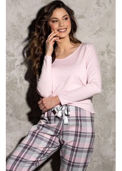 Piżama damska długa Miracle, Kolor różowy-wzór, Rozmiar XL, Momenti per me ze sklepu Primodo w kategorii Piżamy damskie - zdjęcie 187761616