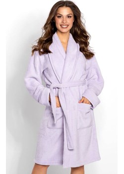 Szlafrok damski ciepły Violetta, Kolor liliowy, Rozmiar S, Momenti per me ze sklepu Primodo w kategorii Szlafroki damskie - zdjęcie 187761739