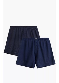 2-pack luźne bokserki męskie 2MBX-079-COB/NIEC, Kolor granatowy-wzór, Rozmiar M, ATLANTIC ze sklepu Intymna w kategorii Majtki męskie - zdjęcie 187761789