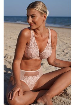 Azal biustonosz miękki soft beżowy Scarlett, Kolor beżowy, Rozmiar 70E, AZAL ze sklepu Intymna w kategorii Biustonosze - zdjęcie 187761807