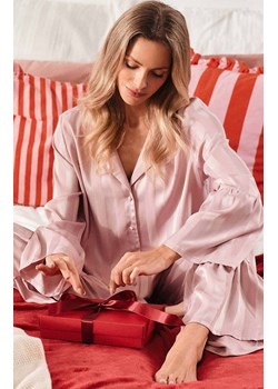 Esotiq satynowa piżama damska Cuneo 44090-39X, Kolor różowy, Rozmiar L, Esotiq ze sklepu Intymna w kategorii Piżamy damskie - zdjęcie 187761899