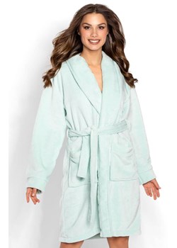 Szlafrok damski ciepły Fiona, Kolor miętowy, Rozmiar S, Momenti per me ze sklepu Intymna w kategorii Szlafroki damskie - zdjęcie 187762276