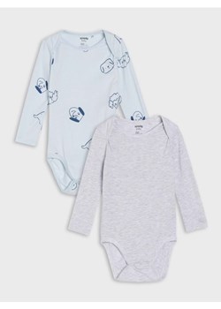 Sinsay - Body 2 pack - błękitny ze sklepu Sinsay w kategorii Body niemowlęce - zdjęcie 187762567