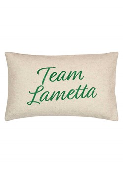 PAD Concept Poszewka &quot;Team Lametta&quot; w kolorze beżowo-zielonym na poduszkę - 30 x 50 cm ze sklepu Limango Polska w kategorii Poduszki dekoracyjne - zdjęcie 187765757