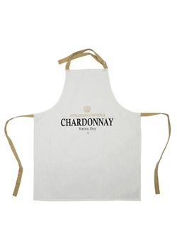 Mars &amp; More Fartuch kuchenny &quot;Chardonnay&quot; w kolorze białym - 85 x 70 cm ze sklepu Limango Polska w kategorii Ścierki kuchenne - zdjęcie 187765975