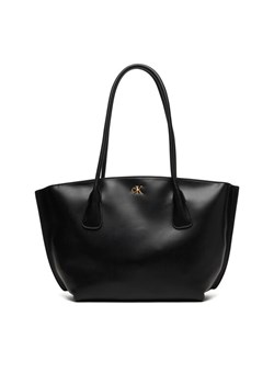 Torebka Calvin Klein Ck Medium Dome Tote LV04F3344G Czarny ze sklepu eobuwie.pl w kategorii Torby Shopper bag - zdjęcie 187766199