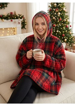 Sinsay - Snoodie - czerwony ze sklepu Sinsay w kategorii Piżamy męskie - zdjęcie 187766425