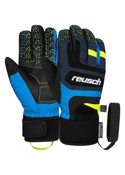 Reusch Rękawiczki funkcyjne &quot;Chris&quot; w kolorze granatowo-błękitnym ze sklepu Limango Polska w kategorii Rękawiczki dziecięce - zdjęcie 187768118