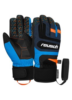 Reusch Rękawiczki funkcyjne &quot;Chris&quot; w kolorze niebiesko-czarnym ze sklepu Limango Polska w kategorii Rękawiczki dziecięce - zdjęcie 187768125