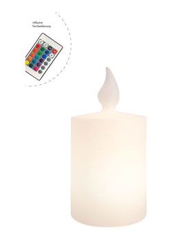 8 seasons Dekoracyjna lampa LED &quot;Candle&quot; z funkcją zmiany koloru - wys. 60 x Ø 38,5 cm ze sklepu Limango Polska w kategorii Oświetlenie - zdjęcie 187771919