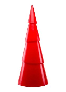 8 seasons Dekoracyjna lampa LED &quot;Shining Tree&quot; w kolorze czerwonym - wys. 75 x Ø 29 cm ze sklepu Limango Polska w kategorii Oświetlenie - zdjęcie 187772019