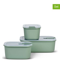 Mepal Pojemniki (3 szt.) w kolorze zielonym ze sklepu Limango Polska w kategorii Pojemniki kuchenne - zdjęcie 187772527