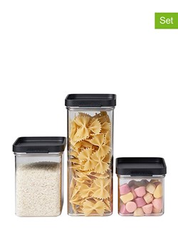 Mepal Pojemniki (3 szt.) w kolorze czarnym ze sklepu Limango Polska w kategorii Pojemniki kuchenne - zdjęcie 187772537