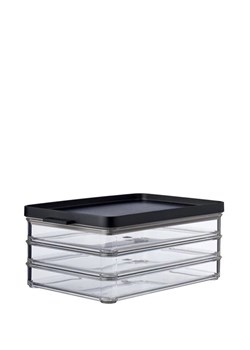 Mepal Pojemnik w kolorze czarnym na wędliny - 21,9 x 10 x 14,9 cm ze sklepu Limango Polska w kategorii Pojemniki kuchenne - zdjęcie 187772577