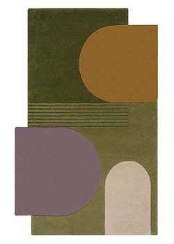 Flair Rugs Wełniany dywan w kolorze zielonym ze sklepu Limango Polska w kategorii Dywany - zdjęcie 187773436