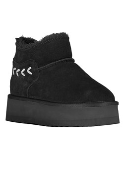 Geographical Norway Botki zimowe "Ofleche" w kolorze czarnym ze sklepu Limango Polska w kategorii Śniegowce damskie - zdjęcie 187773725