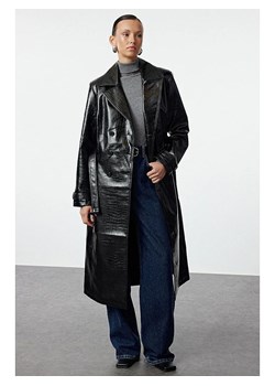 trendyol Trencz w kolorze czarnym ze sklepu Limango Polska w kategorii Płaszcze damskie - zdjęcie 187773765