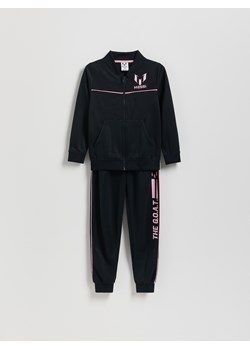 Reserved - Komplet Messi - czarny ze sklepu Reserved w kategorii Bluzy chłopięce - zdjęcie 187774067
