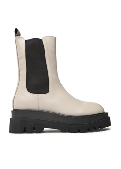 Botki Gino Rossi 20773 Beżowy ze sklepu eobuwie.pl w kategorii Workery damskie - zdjęcie 187774137