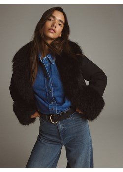 Reserved - Pasek z ozdobną klamrą - czarny ze sklepu Reserved w kategorii Paski damskie - zdjęcie 187774409