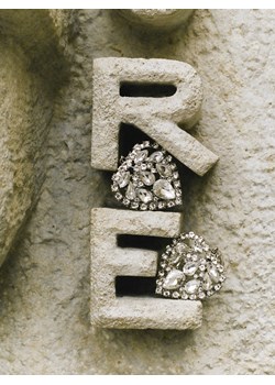 Reserved - Kolczyki w kształcie serca - srebrny ze sklepu Reserved w kategorii Kolczyki - zdjęcie 187774439