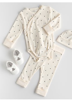 Reserved - Bawełniany komplet - złamana biel ze sklepu Reserved w kategorii Odzież dla niemowląt - zdjęcie 187774477