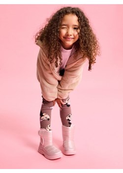 Sinsay - Śniegowce z ociepleniem sherpa - różowy ze sklepu Sinsay w kategorii Buty zimowe dziecięce - zdjęcie 187775129