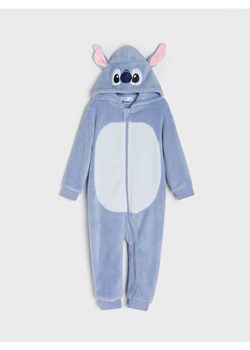 Sinsay - Polarowa piżama onesie z kapturem i uszami 3D Stitch - błękitny ze sklepu Sinsay w kategorii Piżamy dziecięce - zdjęcie 187775148