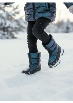 Sinsay - Pikowane śniegowce z wełnianą wyściółką - czarny ze sklepu Sinsay w kategorii Buty zimowe dziecięce - zdjęcie 187775156