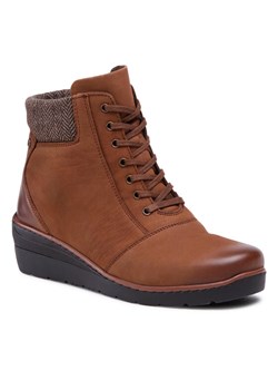 Trzewiki Go Soft WI23-WARUNA-01 Brązowy ze sklepu eobuwie.pl w kategorii Botki - zdjęcie 187775398