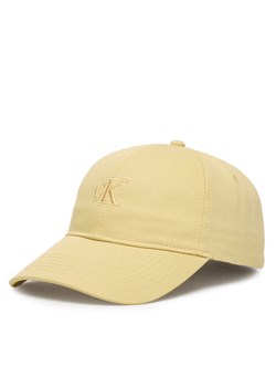 Calvin Klein Czapka z daszkiem Monogram Embroidery Baseball Cap LV04K5024G Żółty ze sklepu MODIVO w kategorii Czapki z daszkiem męskie - zdjęcie 187775917