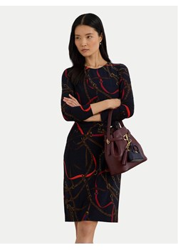 LAUREN RALPH LAUREN Sukienka codzienna 200P03736001 Granatowy Slim Fit ze sklepu MODIVO w kategorii Sukienki - zdjęcie 187775926