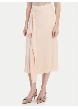 BOSS Spódnica midi Vemuth 50552076 Różowy Regular Fit ze sklepu MODIVO w kategorii Spódnice - zdjęcie 187775957
