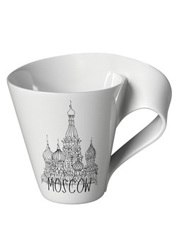 Villeroy &amp; Boch Kubek &quot;Modern Cities - Moscow&quot; w kolorze białym do kawy - 300 ml ze sklepu Limango Polska w kategorii Dzbanki i zaparzacze - zdjęcie 187776718