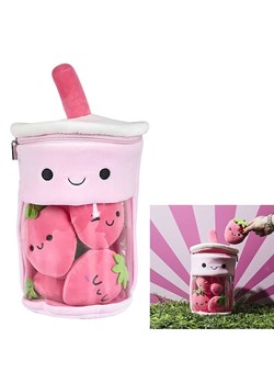 The Home Deco Kids Maskotka &quot;Kawaii Bubble Tea&quot; w kolorze jasnoróżowym - 3+ ze sklepu Limango Polska w kategorii Zabawki - zdjęcie 187776907