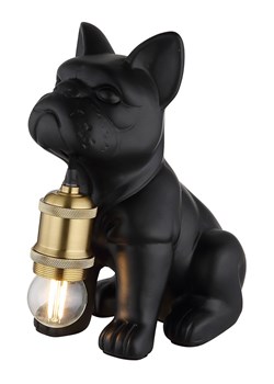 Globo lighting Lampa stołowa &quot;Dogo&quot; w kolorze czarnym - 19,5 x 24 x 12,5 cm ze sklepu Limango Polska w kategorii Oświetlenie - zdjęcie 187777016