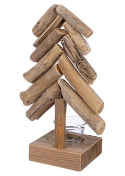 GILDE Świecznik "Oak" w kolorze jasnobrązowym ze sklepu Limango Polska w kategorii Dekoracje - zdjęcie 187777179