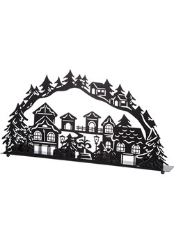 GILDE Świecznik "Montana" w kolorze czarnym ze sklepu Limango Polska w kategorii Dekoracje - zdjęcie 187777275